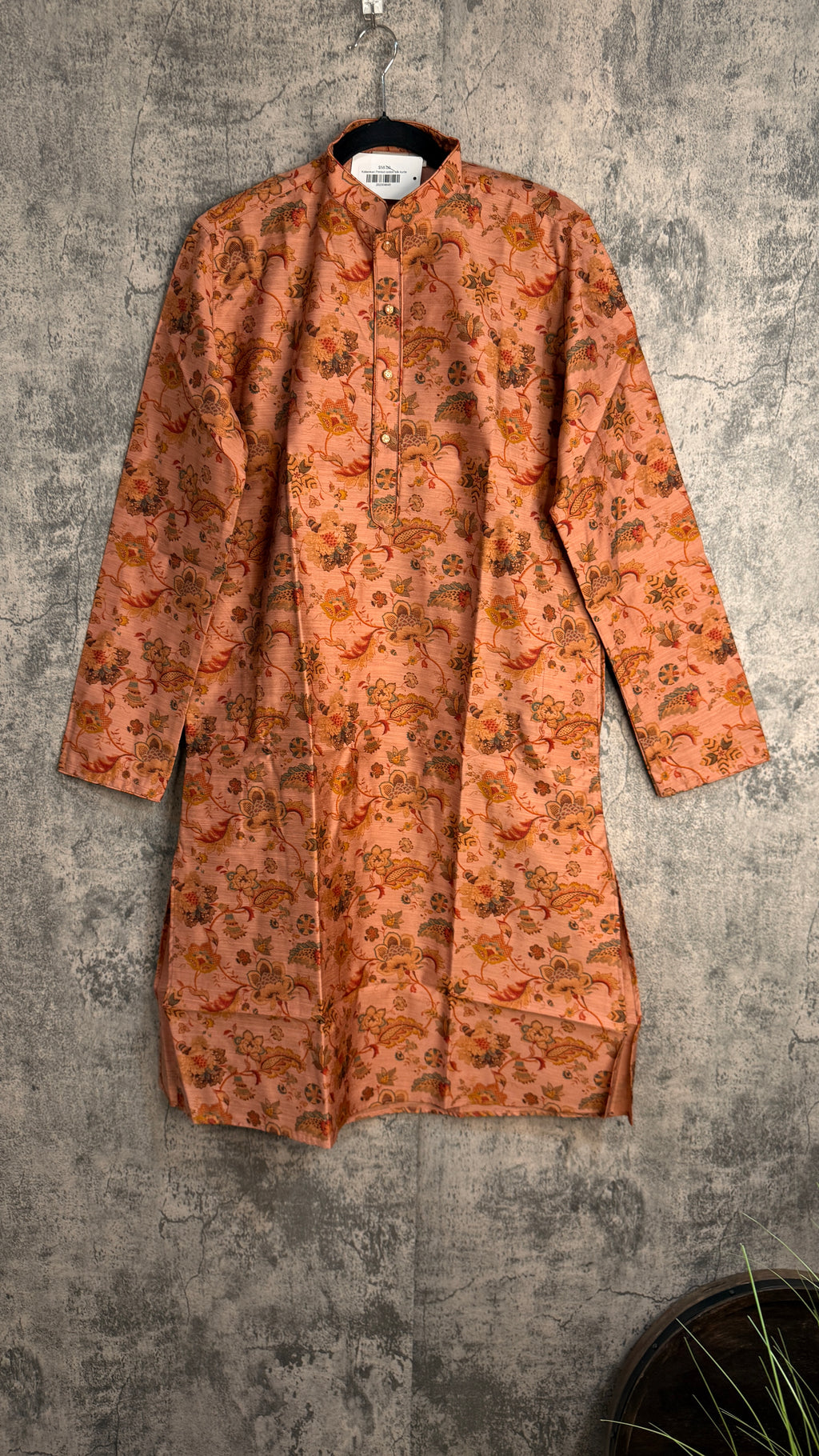 Kalamkari Printed cotton silk kurta