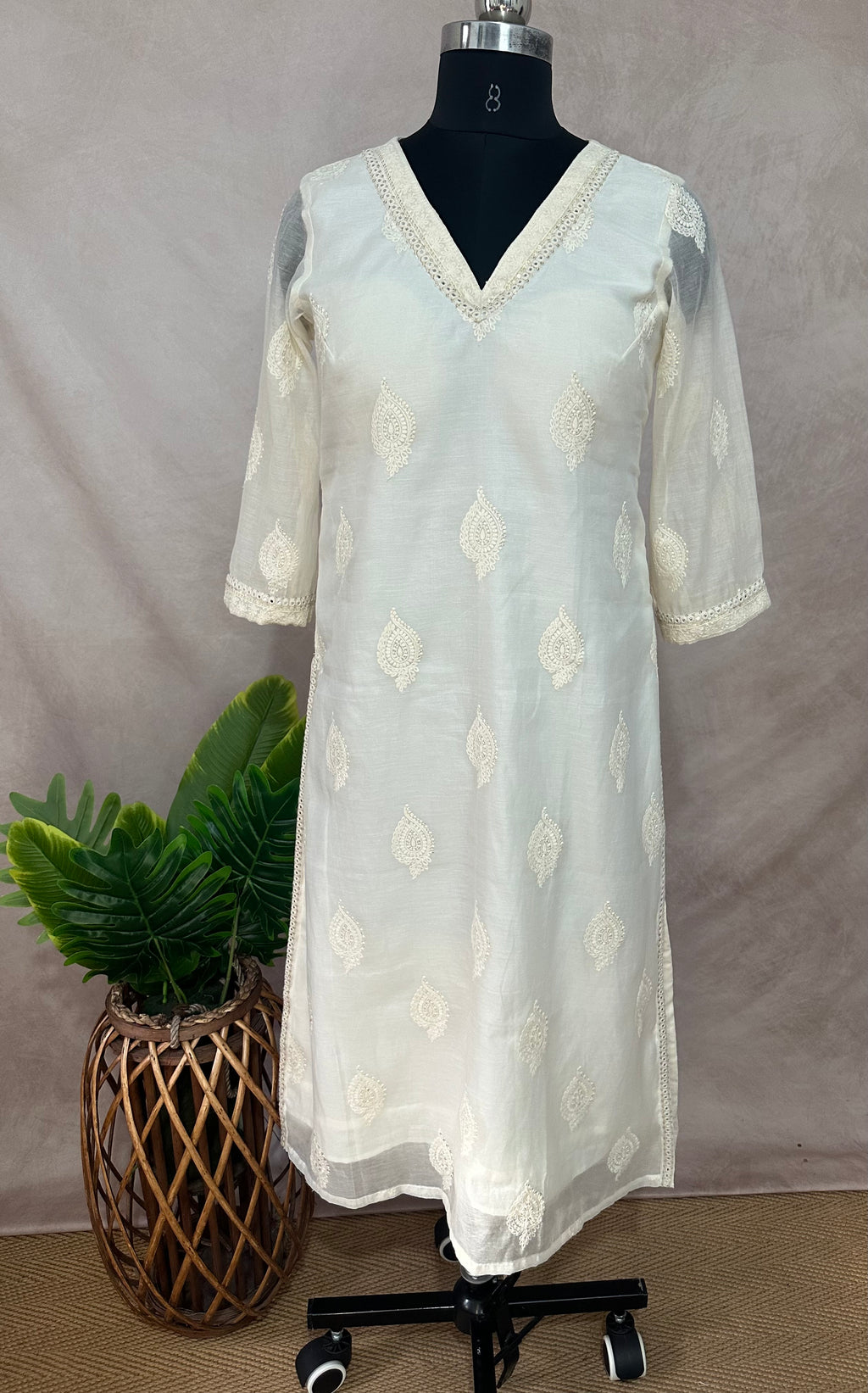 Chanderi silk kurti