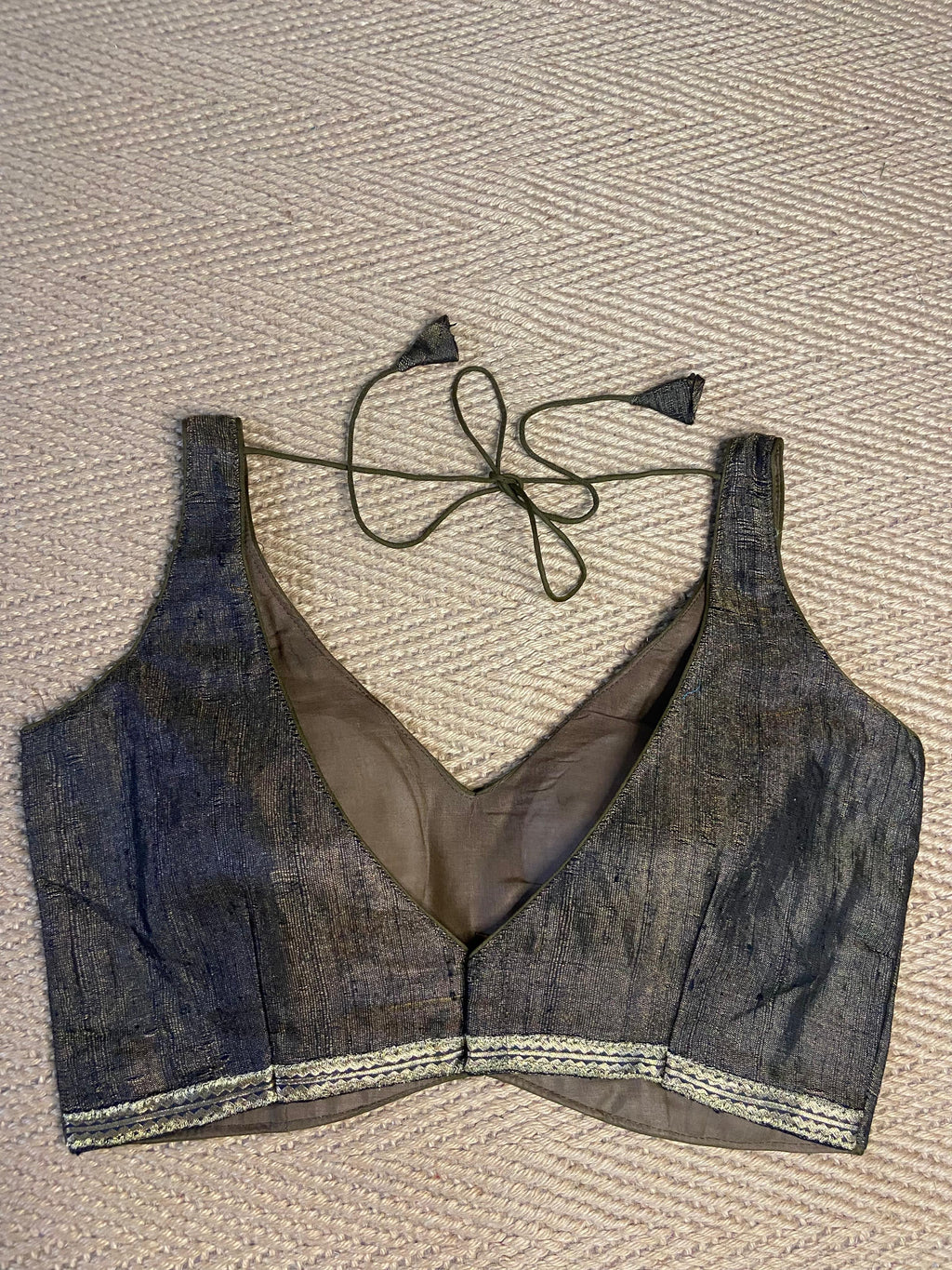 Black tissue blouse