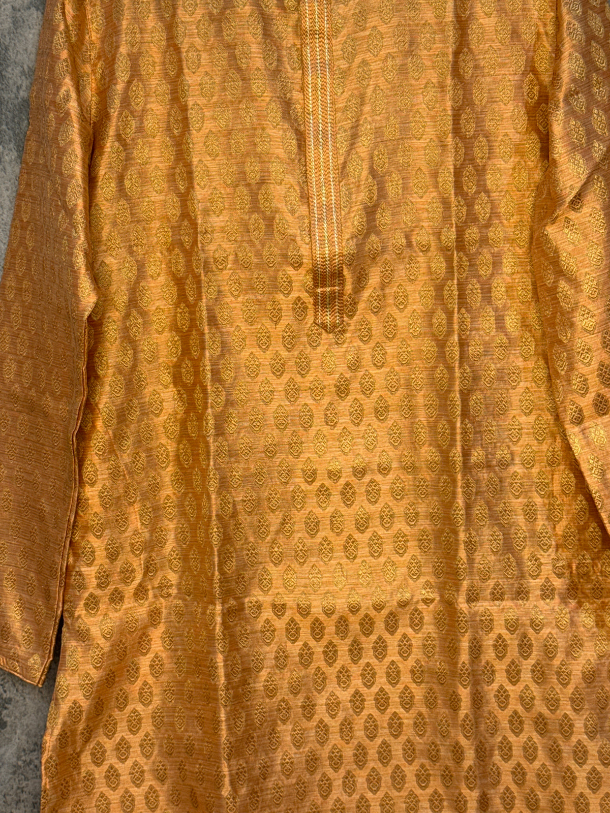 Light bronze banarsi brocade style kurta