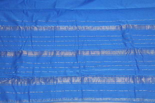 Mangalgiri cotton silk saree with brocade designer blouse
