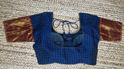 Navy blue narayanpettu blouse