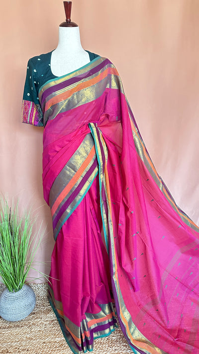 kanchivaram cotton saree