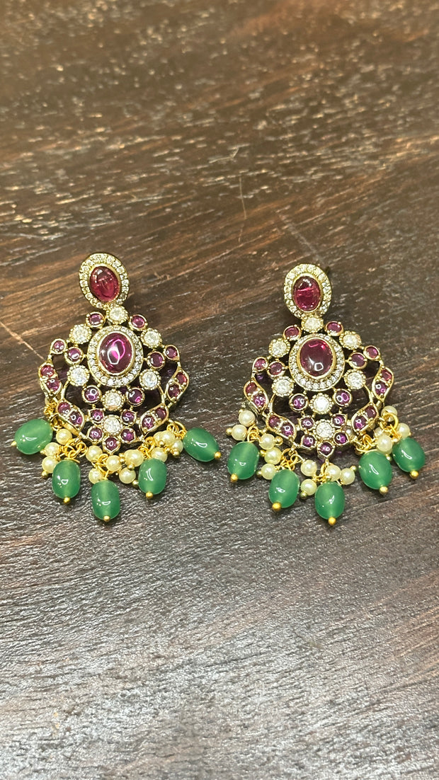 Necklace with earring