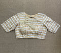Gold tissue blouse
