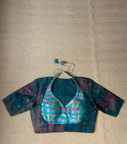 Green 2 in one masaba style blouse