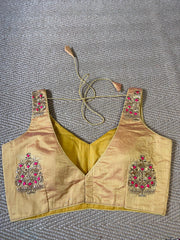 Mustard yellow blouse