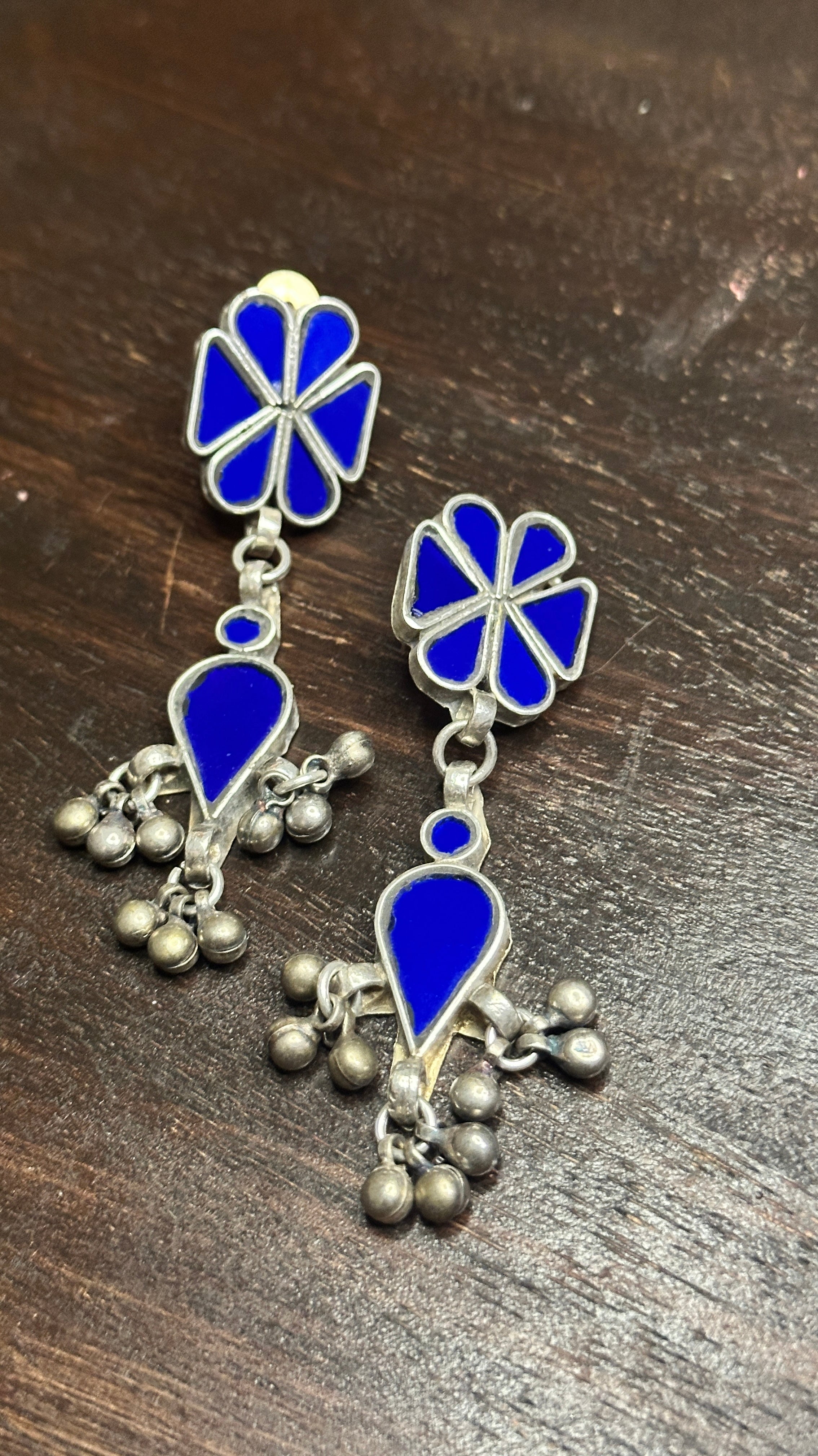 Glass earring