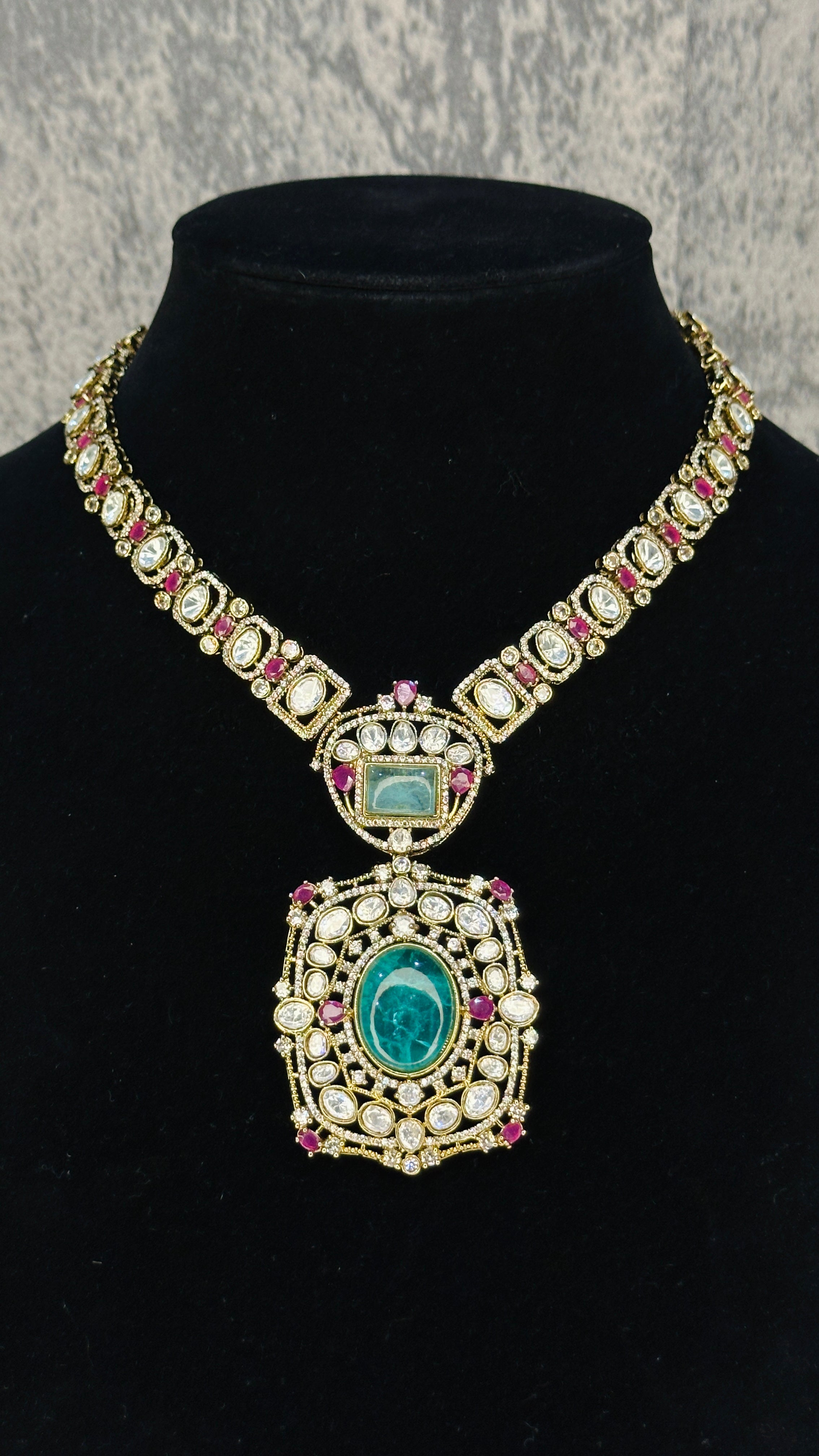 Designer replica necklace with earring