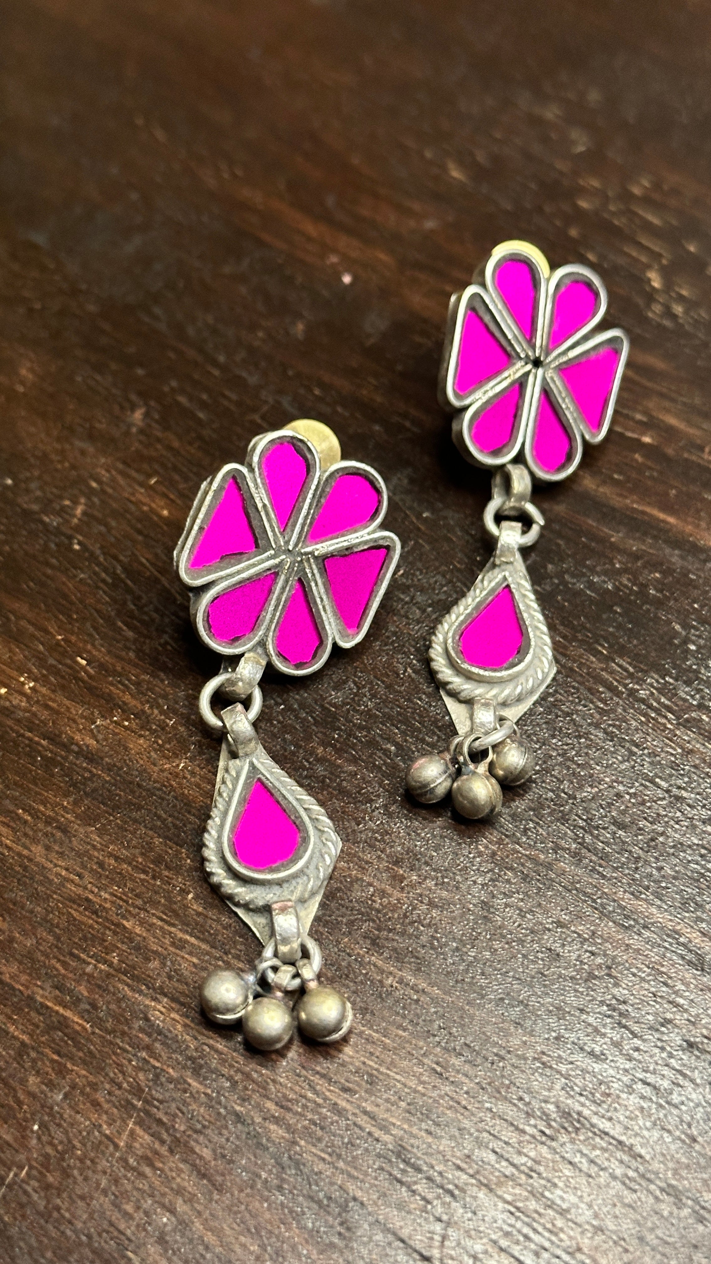 Glass earring