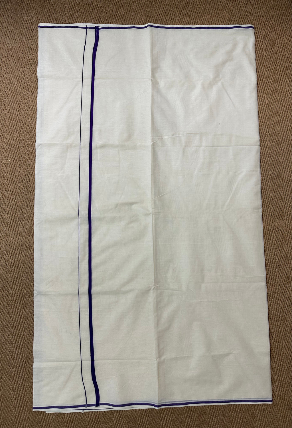Puliyilakkara saree with purple border