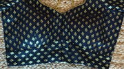 Black brocade blouse
