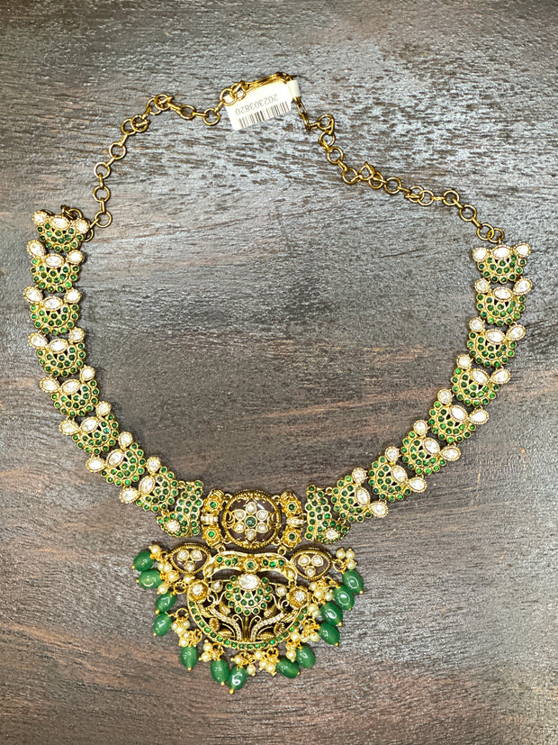 Necklace with earring