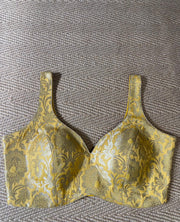 Yellow banarsi brocade blouse