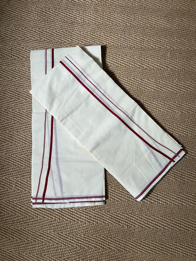 Green Puliyilakara set mundu