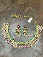 Necklace with earring