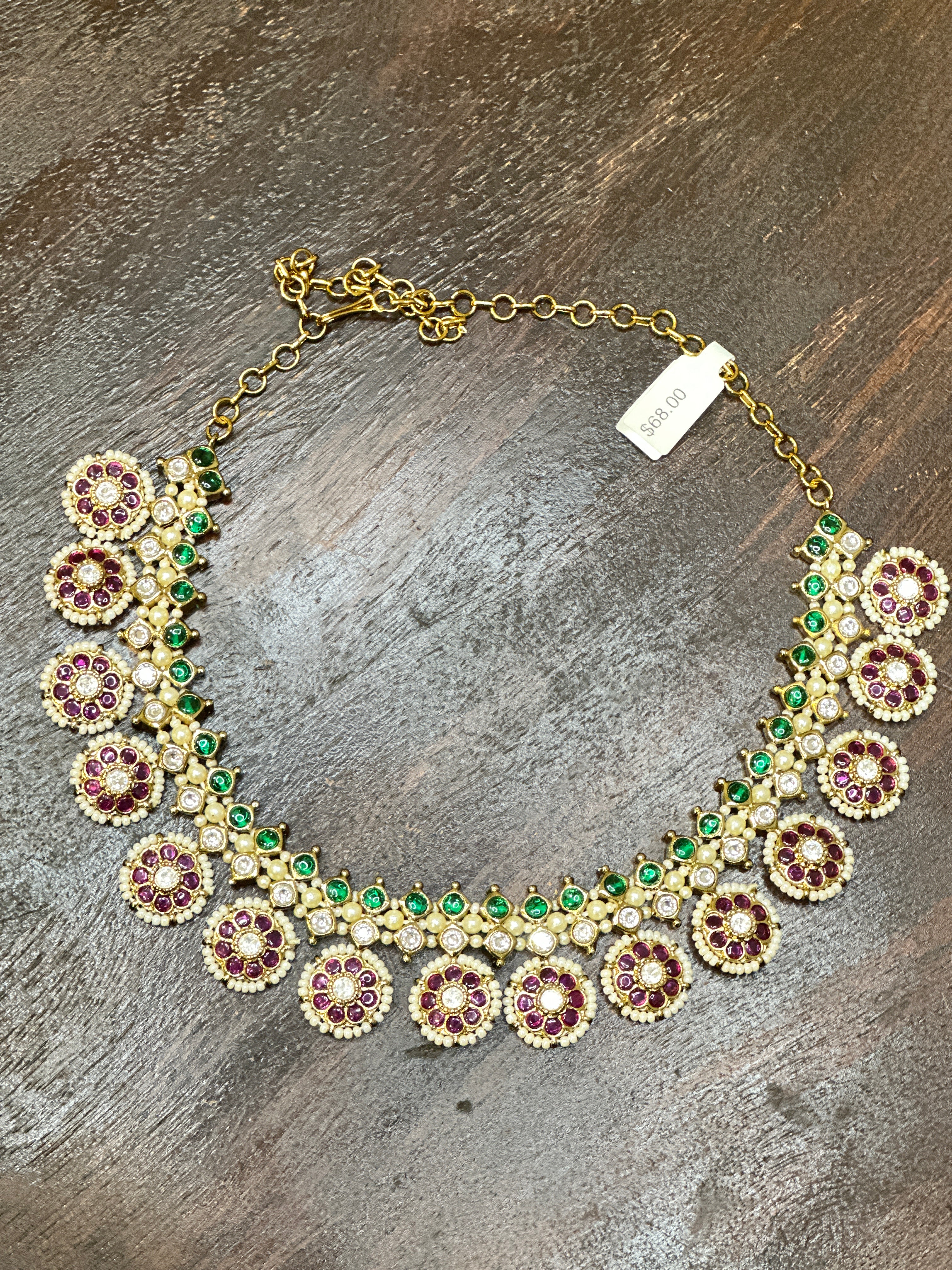 Necklace with earring