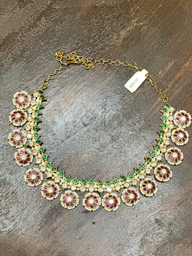 Necklace with earring