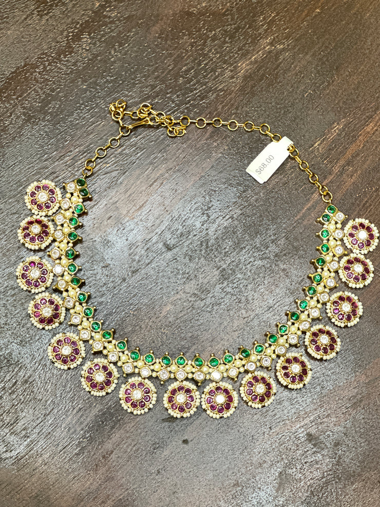 Necklace with earring
