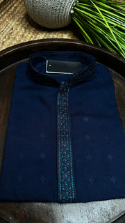 Navy blue kurta - 38