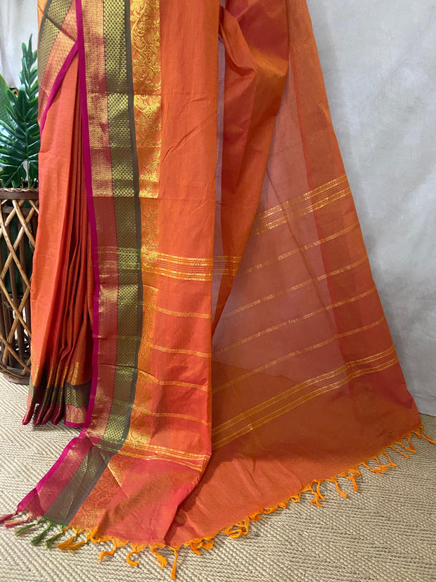 Kanchivaram cotton sarees, NO BP