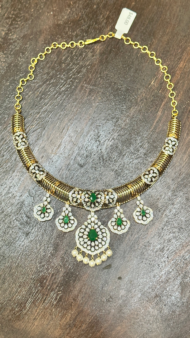 Necklace with earring