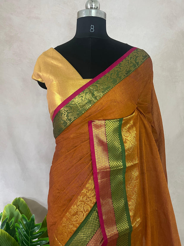 Kanchivaram cotton sarees, NO BP