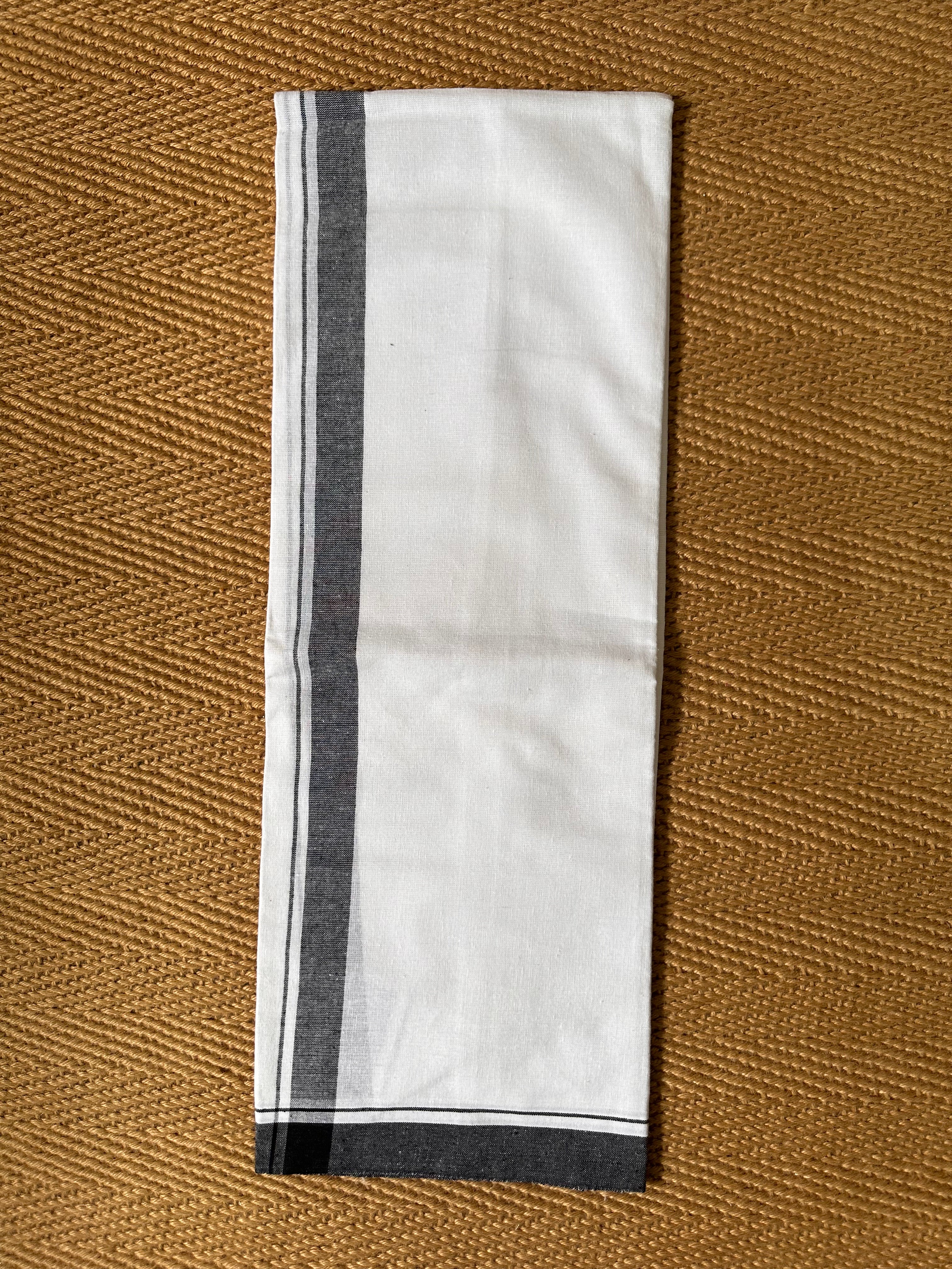 Cotton white dhothi