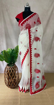 Kotta Applique saree ,NO BP