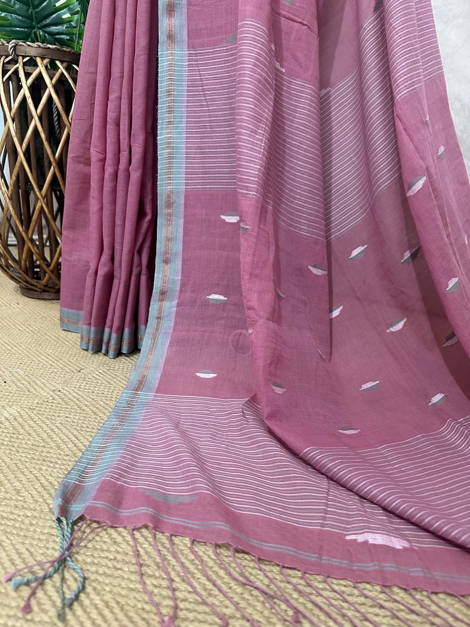 Handloom cotton saree, no BP