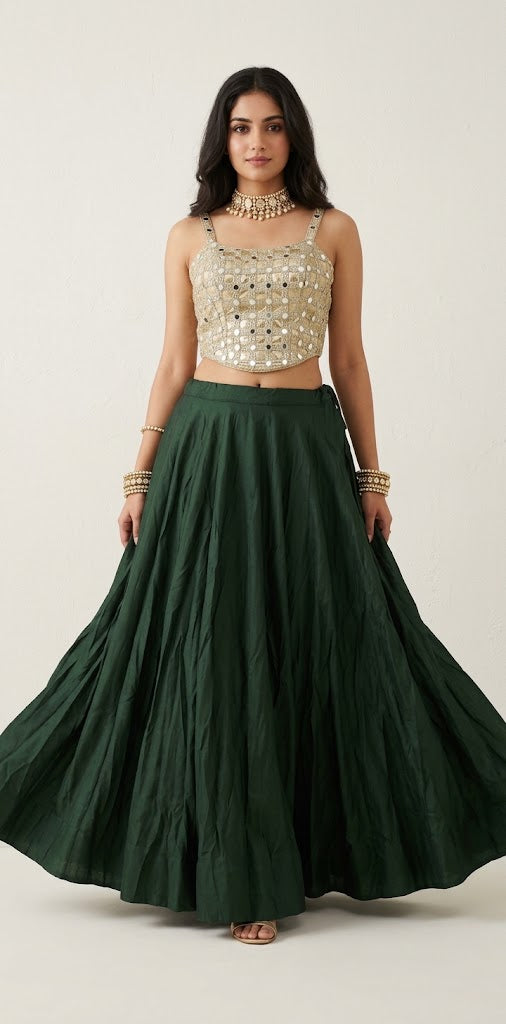 8 m flare navrathri skirt