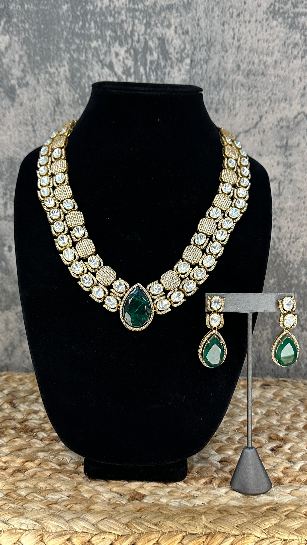 Designer replica necklace with earring