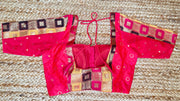 Pink Brocade blouse