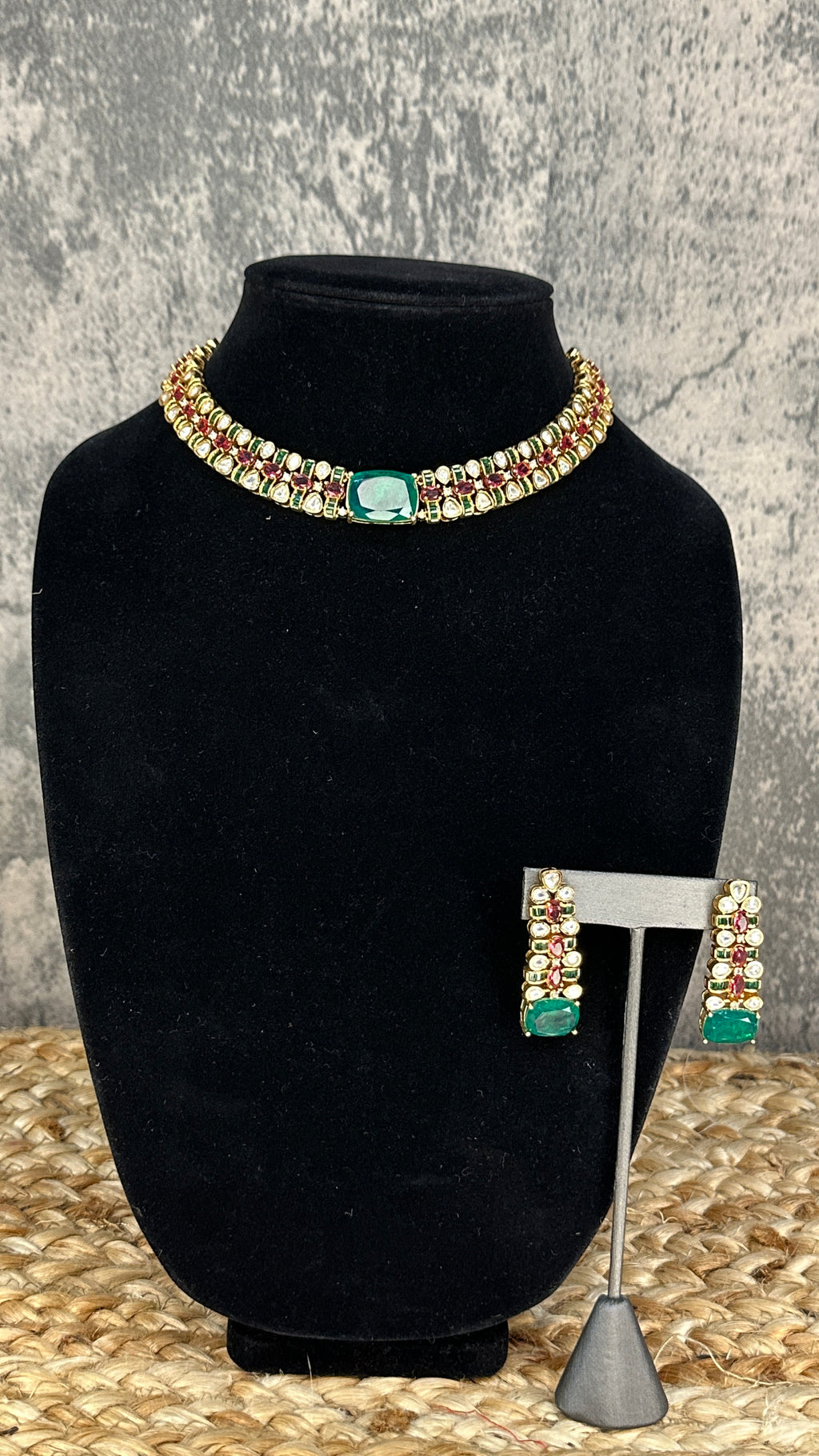 Designer replica necklace with earring
