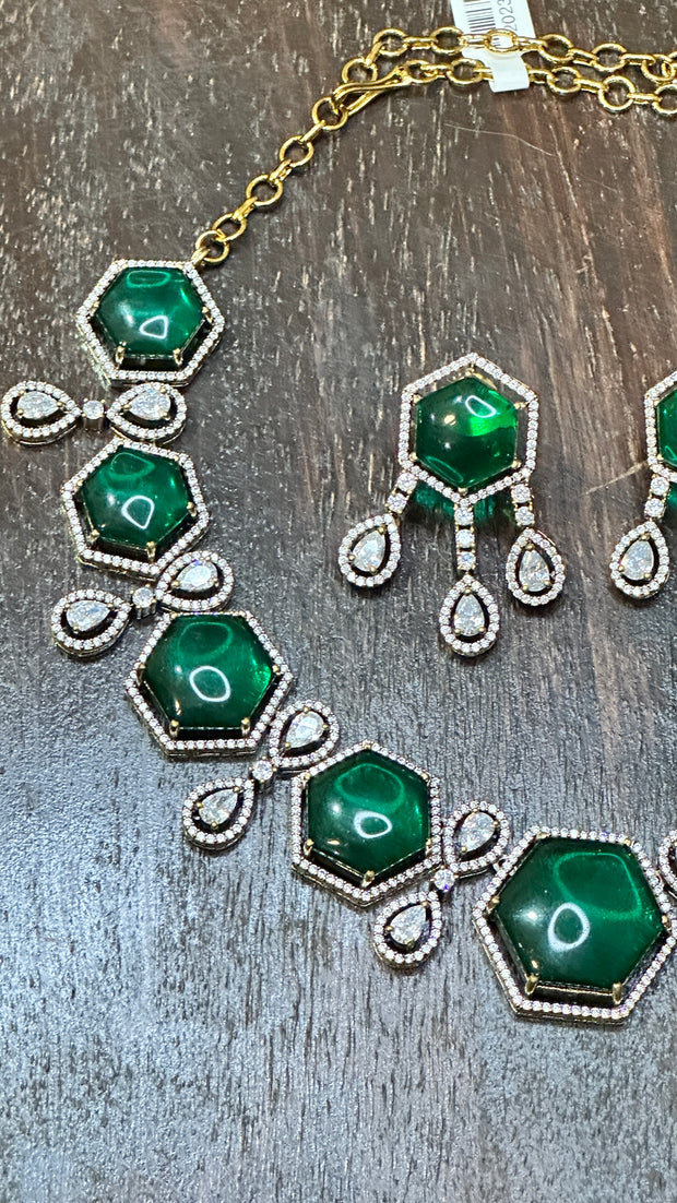 Necklace with earring