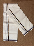 Brown puliyilakkara set mundu