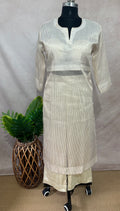 Tissue chanderi designer kurti