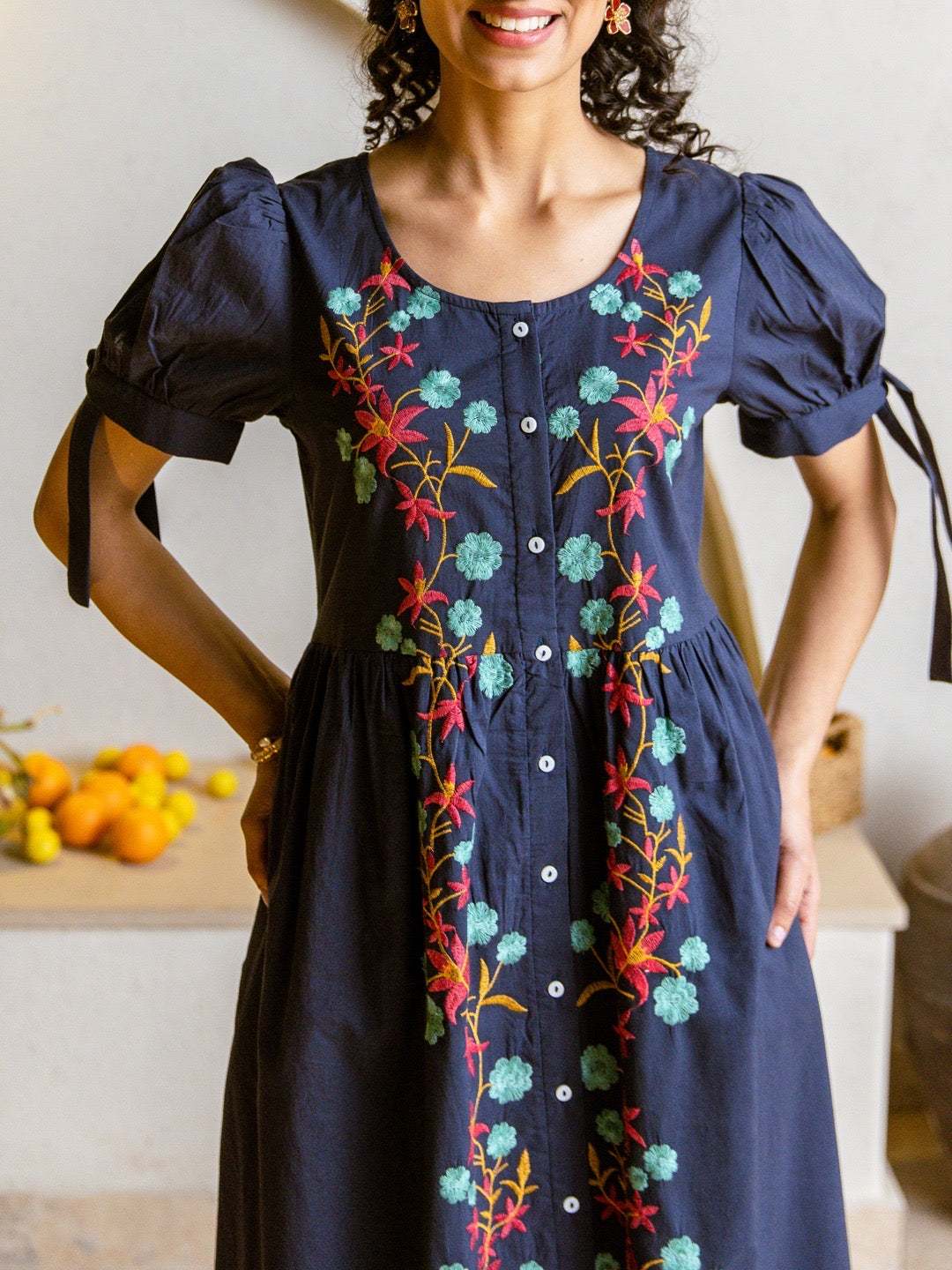 Indigo blue dress