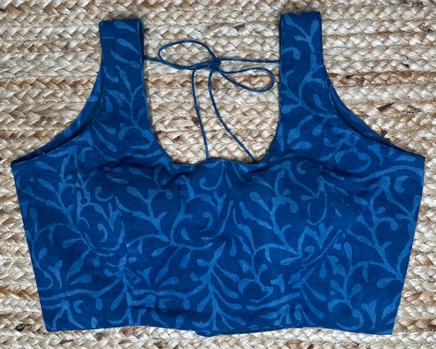 Indigo blouse
