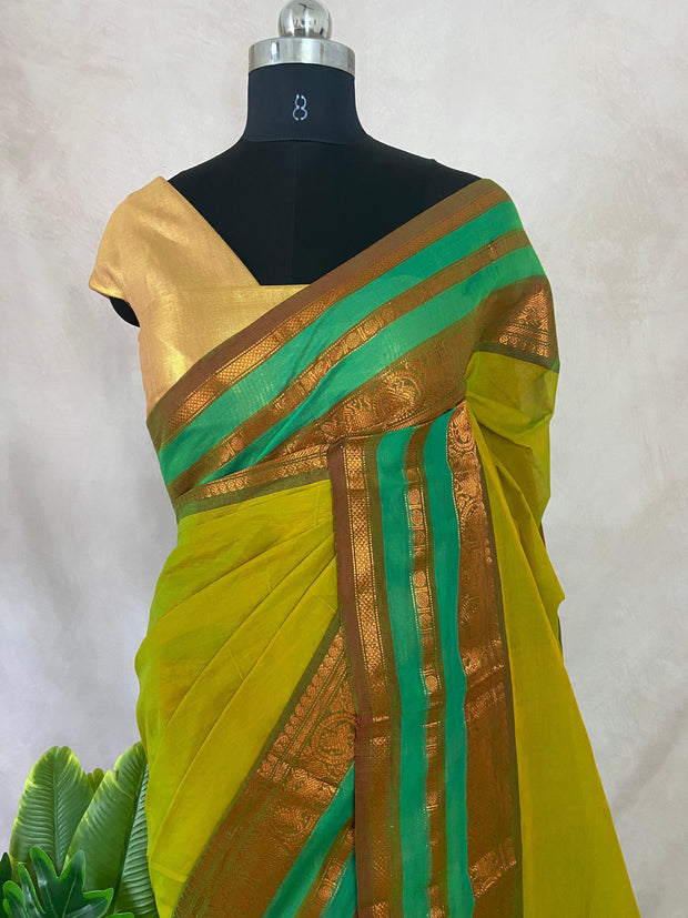 Kanchivaram cotton sarees, NO BP