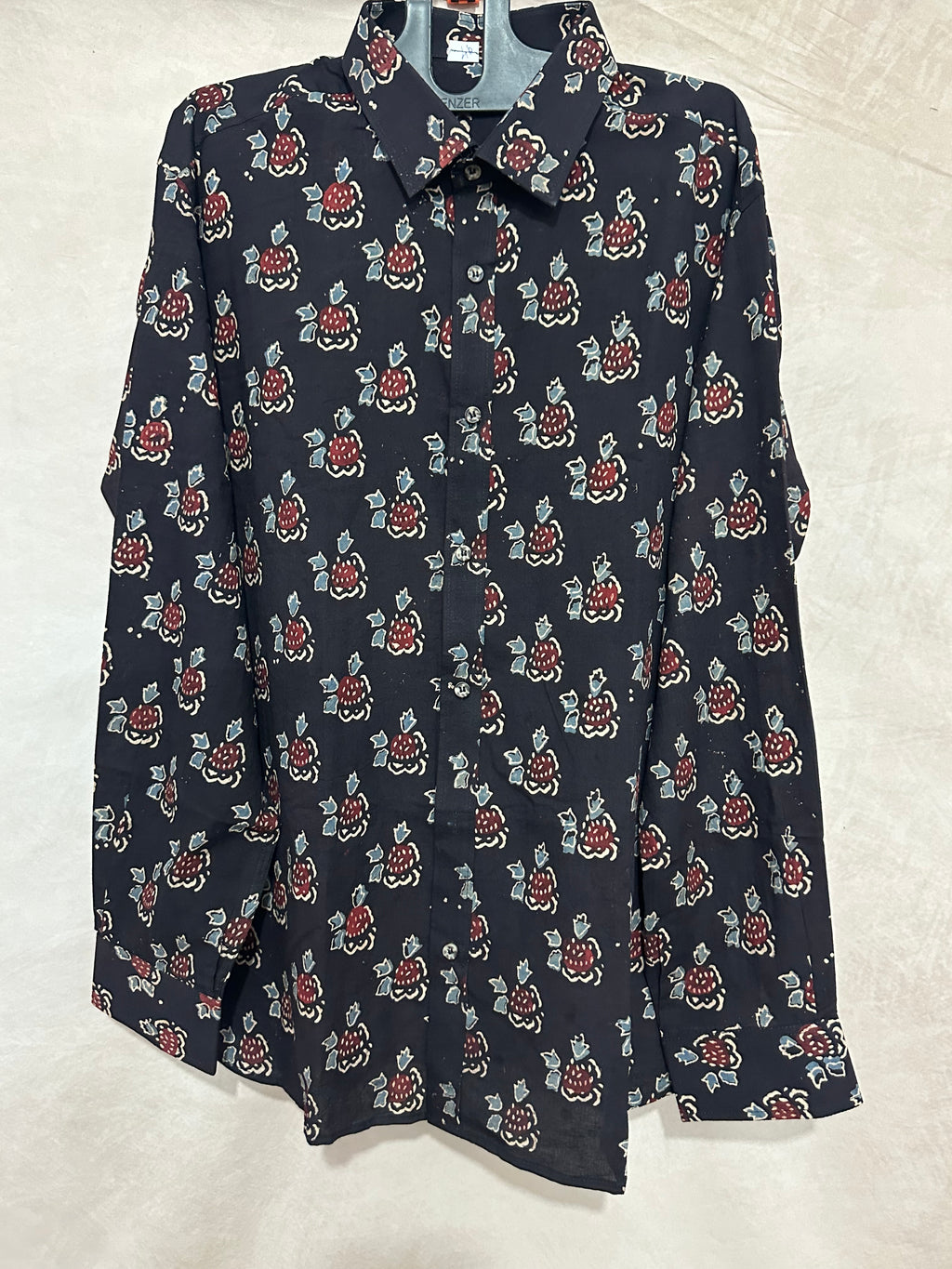 Ajrakh handblock printed shirts in pure Cotton