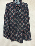 Ajrakh handblock printed shirts in pure Cotton