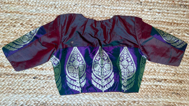 Green iridescent blouse