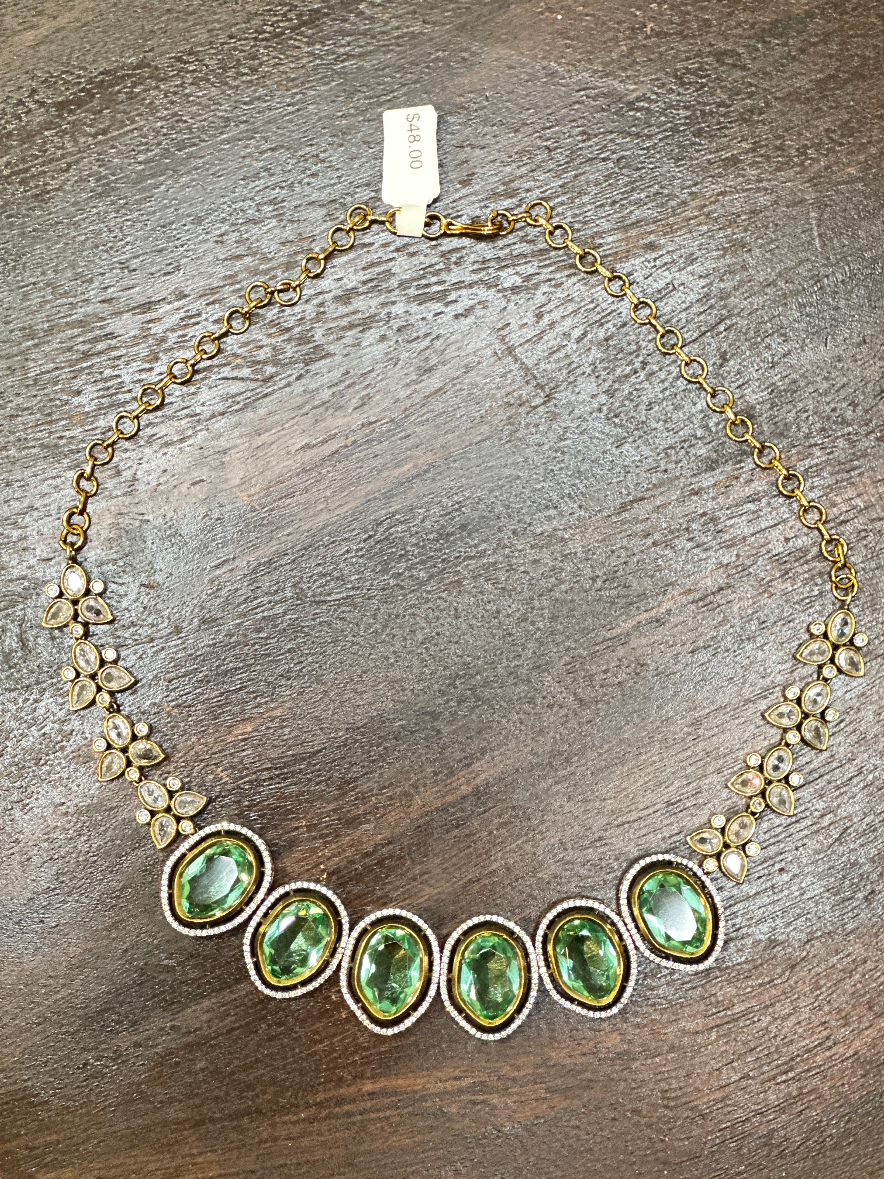Necklace with earring