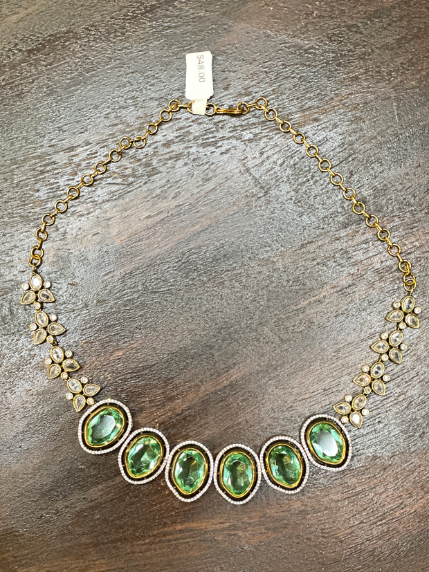 Necklace with earring