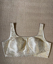 Gold banarsi brocade blouse