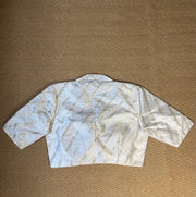 Blue 2 in one masaba style blouse