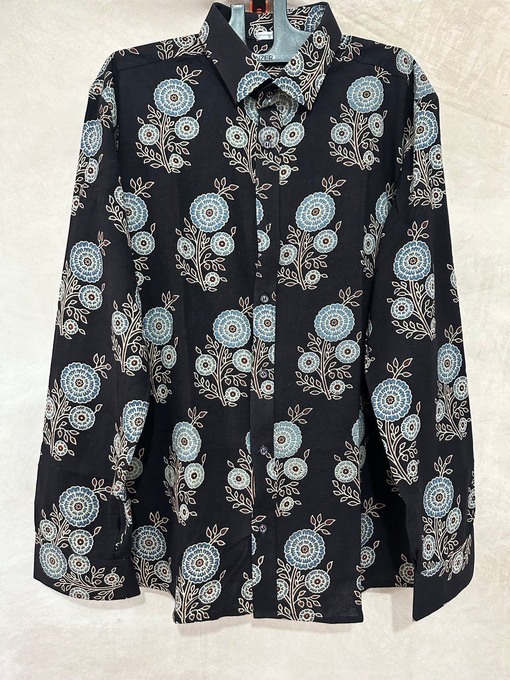 Ajrakh handblock printed shirts in pure Cotton