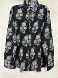 Ajrakh handblock printed shirts in pure Cotton