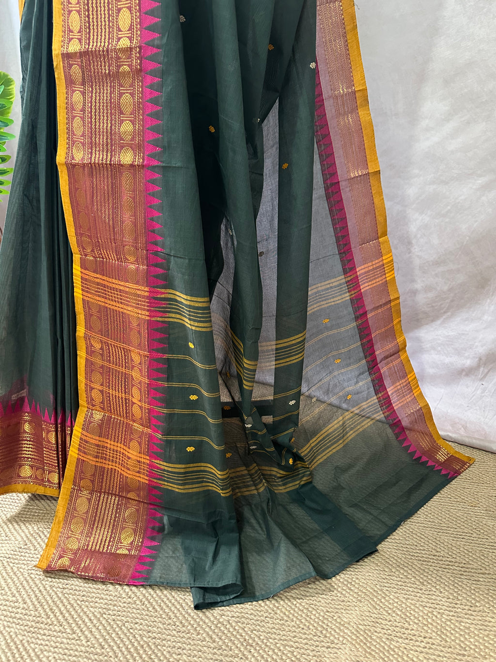 Kanchivaram cotton handloom saree , no BP